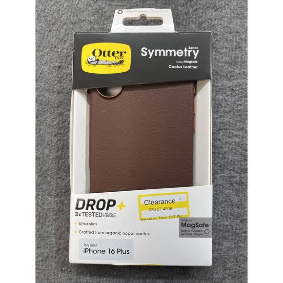 OtterBox Apple‎ iPhone 16 Plus Symmetry Cactus Leather Series Case with MagSafe - Picture 1 of 3